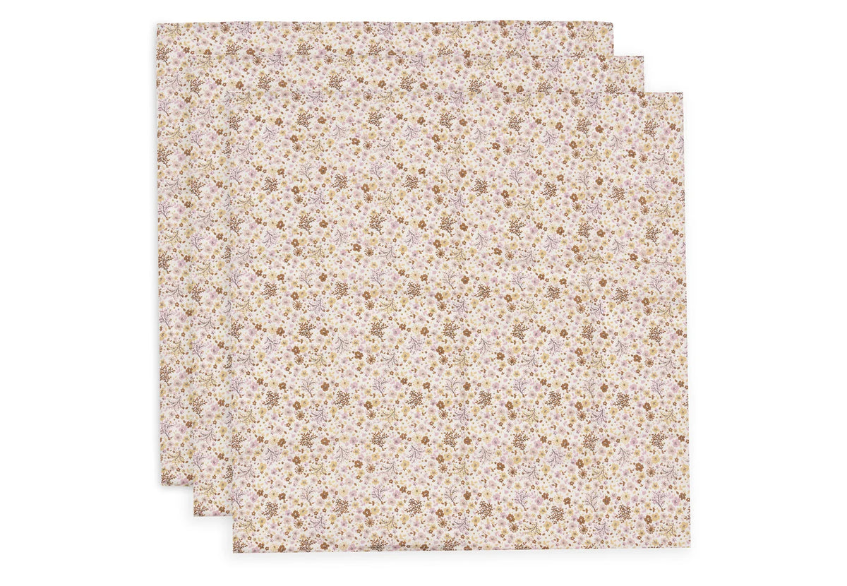 Jollein hydrofiele doeken 3pack 70x70 flower fairies
